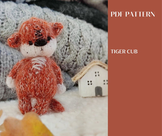 Tiger cub knitting pattern