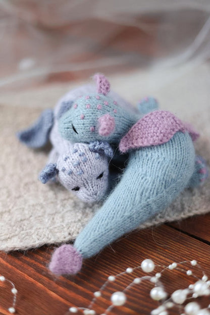 Knitting dragon pattern