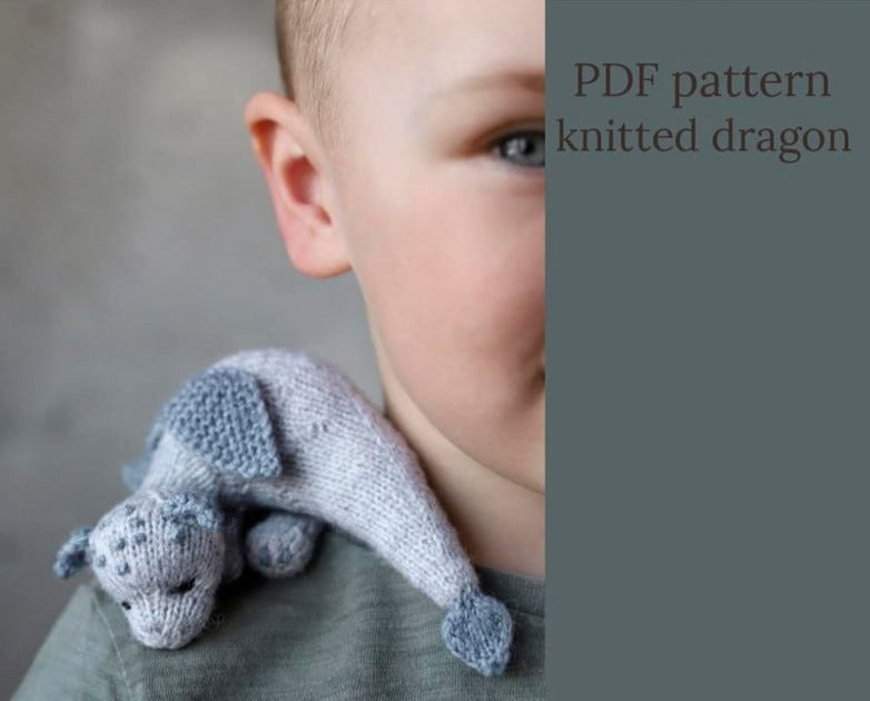 Knitting dragon pattern