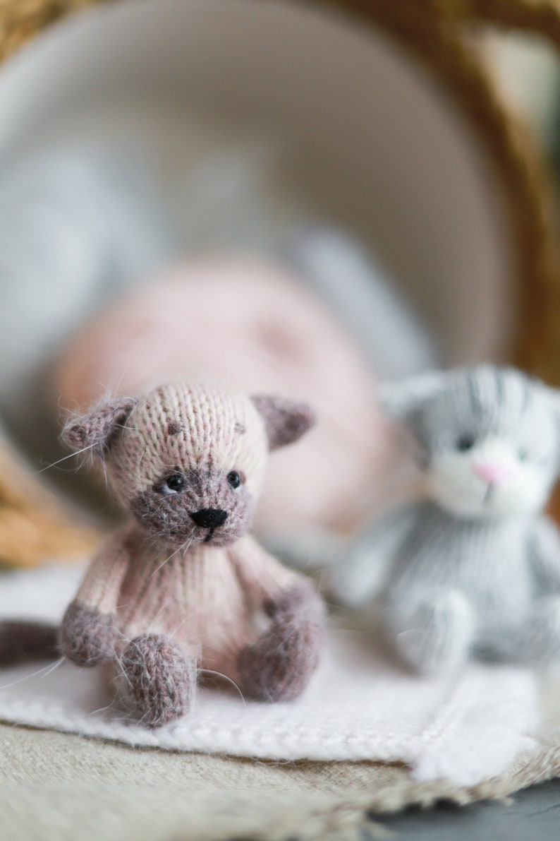 knitted little kitten Knitting pattern