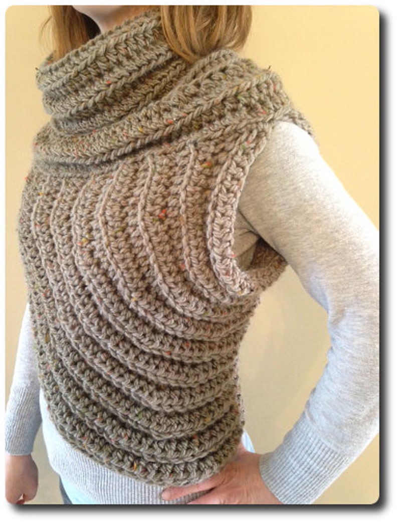 Cross Body Cowl/Archer's Sweater Crochet Pattern