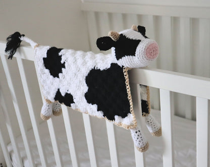 Bessie the Cow Lovey Crochet Pattern