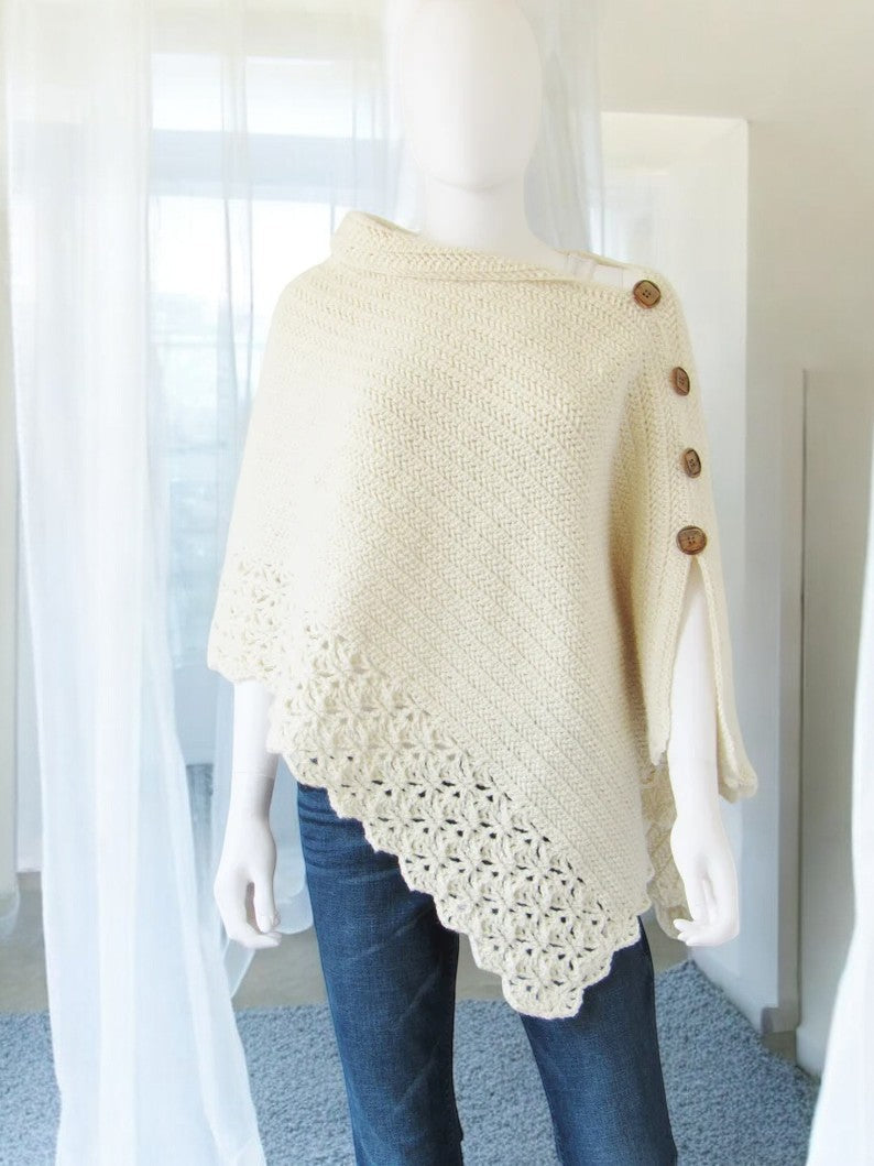 Easy Poncho Crochet Pattern