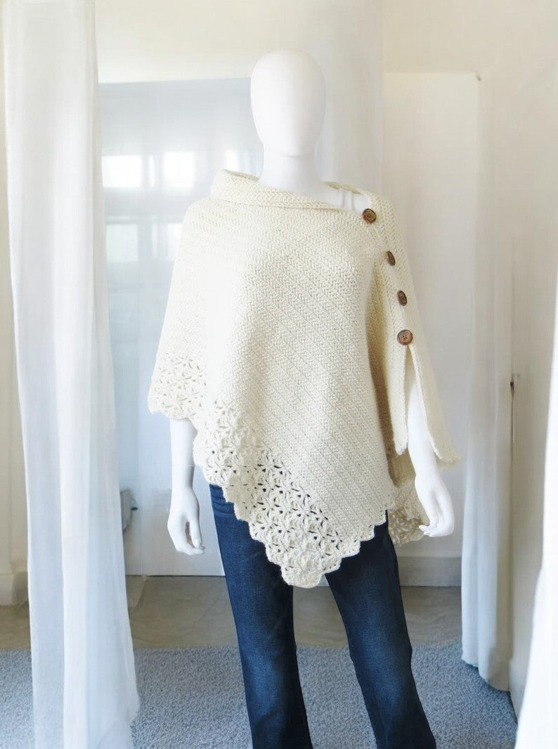 Easy Poncho Crochet Pattern