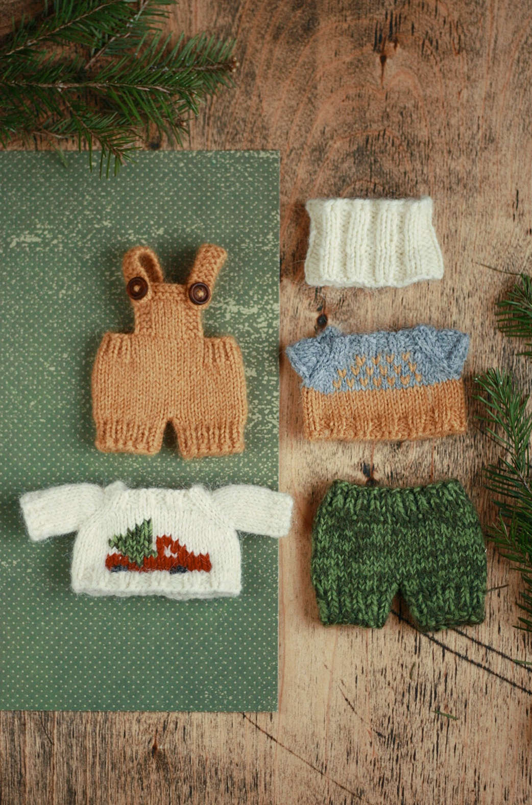 Knitting deer pattern