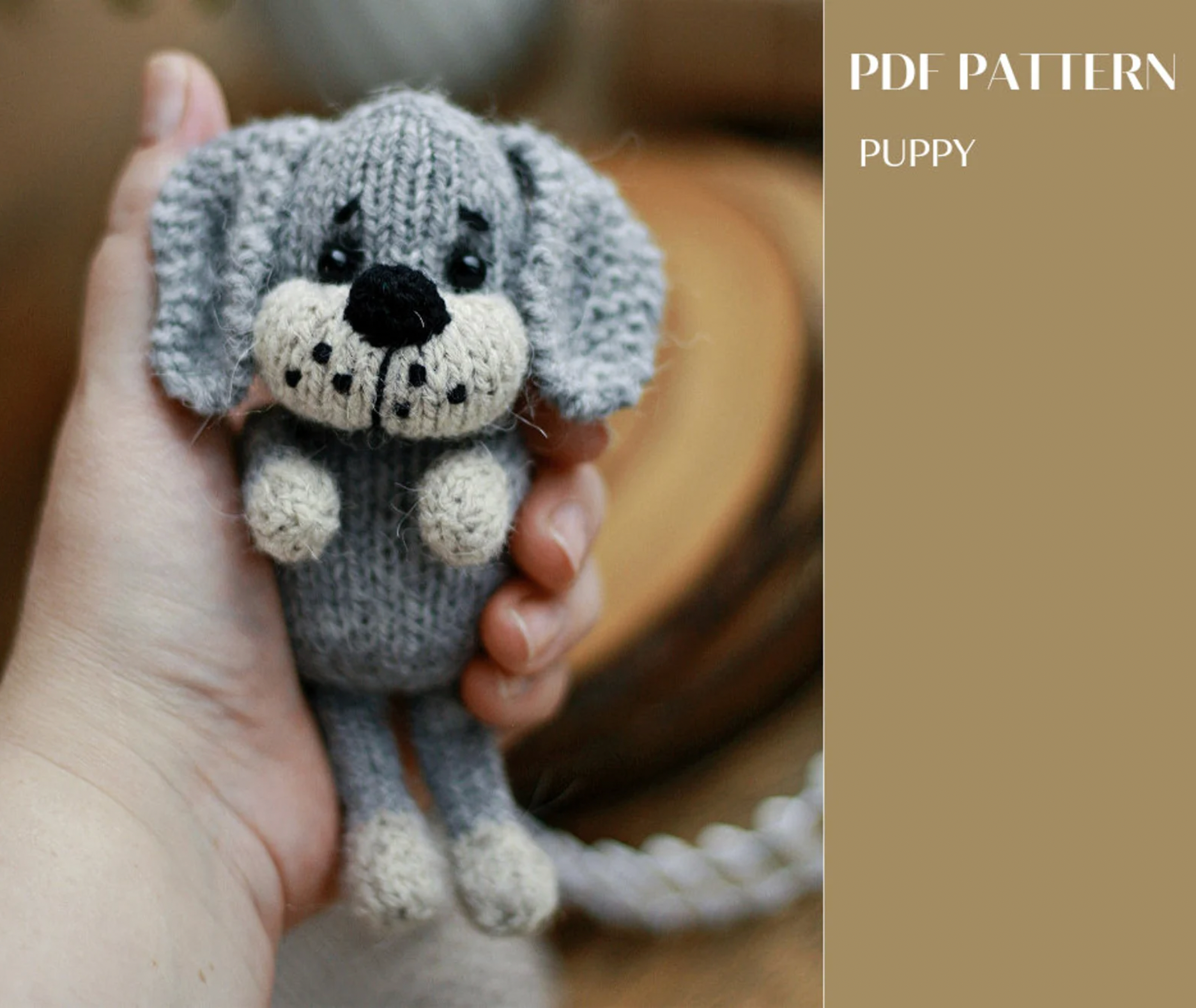 Knitting puppy pattern