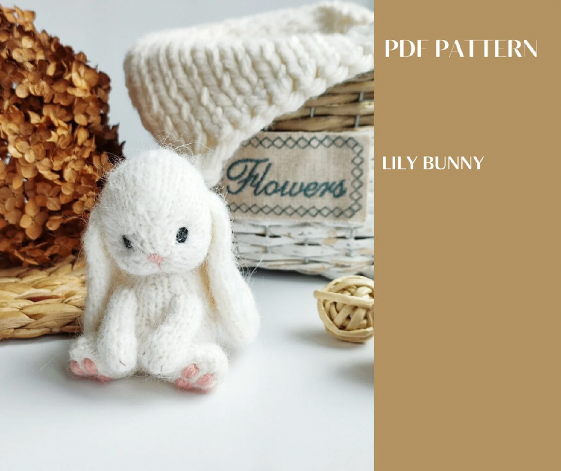 Lily bunny knitting pattern