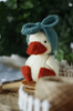 Knitted goose pattern