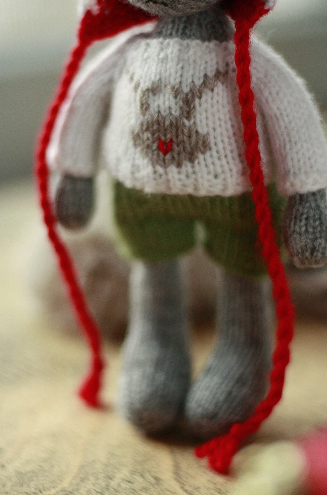 Christmas Knitted Bunny Pattern