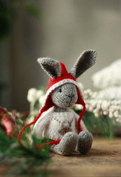 Christmas Knitted Bunny Pattern