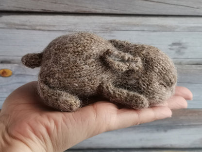 Sleeping Bunny Knitting Pattern