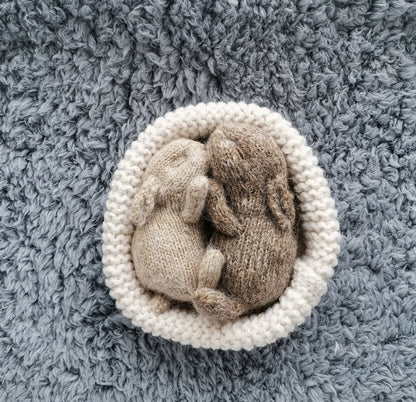 Sleeping Bunny Knitting Pattern