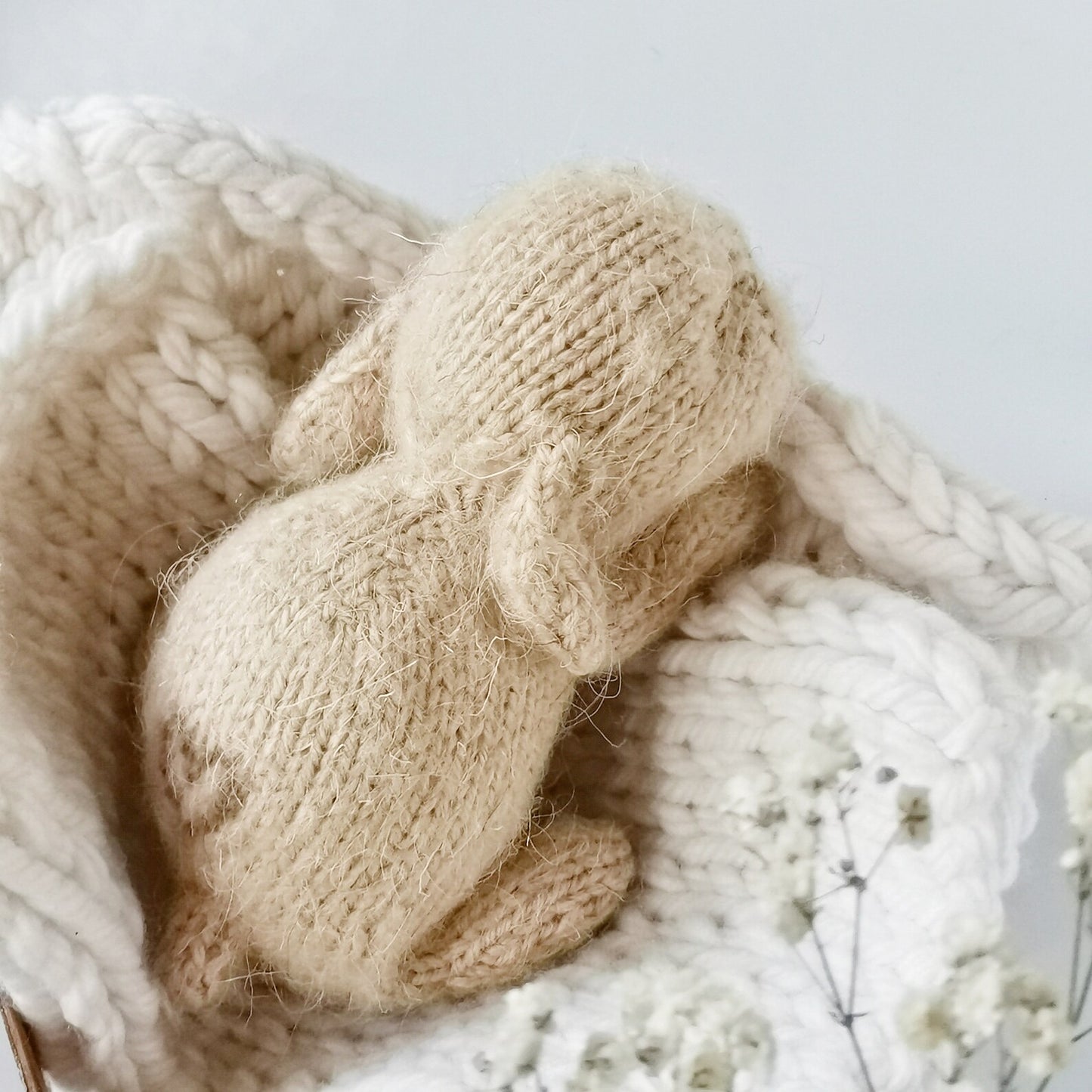Sleeping Bunny Knitting Pattern